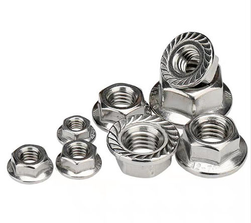 如何安裝法蘭螺母（帶齒）？